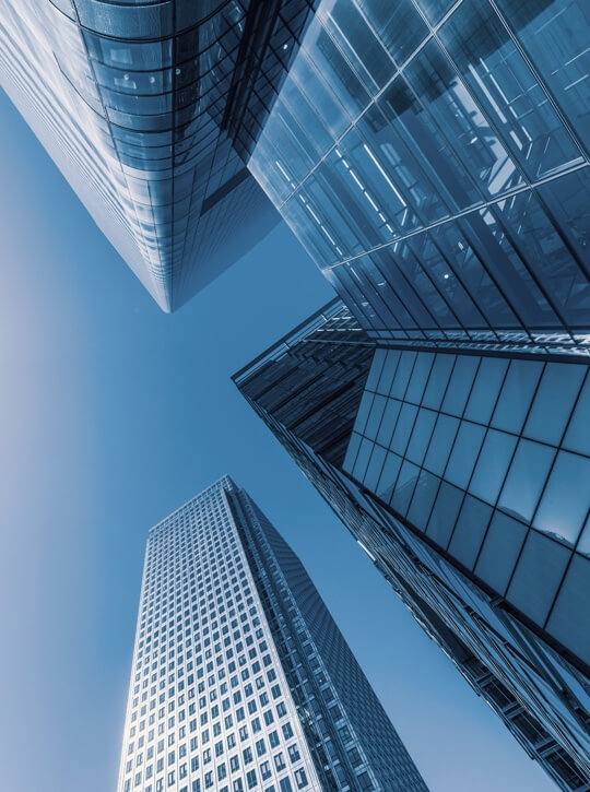 Modern highrise buildings